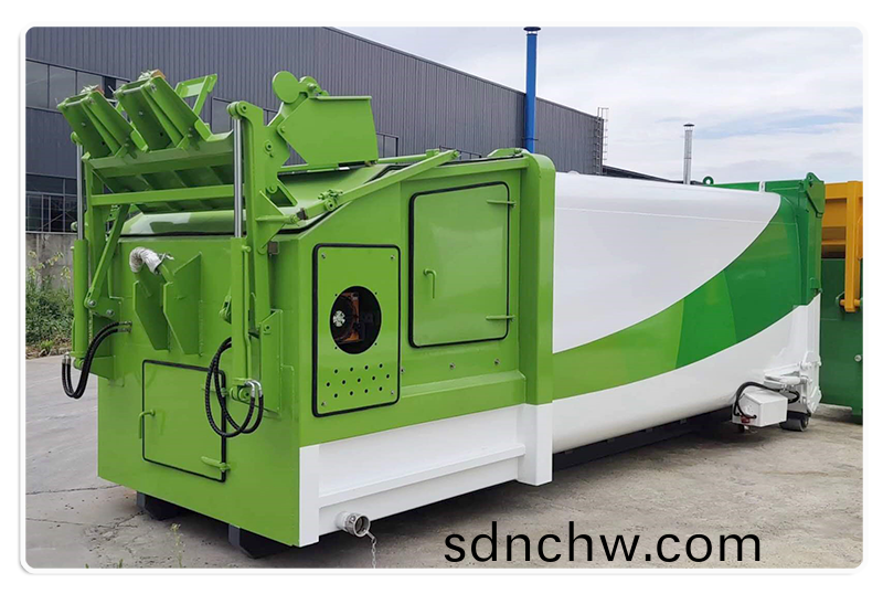 垃(la)圾壓(ya)縮(suo)設(she)備生(sheng)産廠傢給(gei)大傢介(jie)紹(shao)下垃圾壓(ya)縮(suo)機